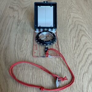 Silva Type 15T The Ranger Mirror Sighting Compass Vintage with Leather Case